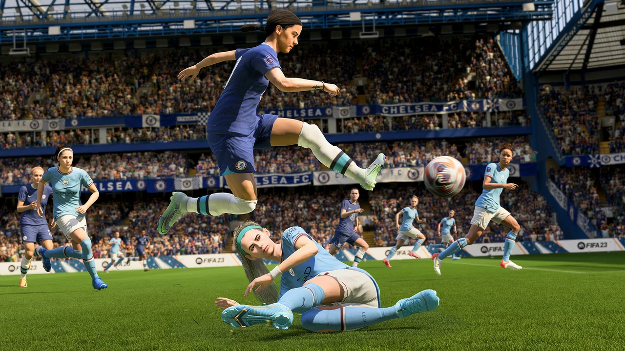 Sagt es in der Eröffnung des FIFA-Spiels 'EA Sports'?